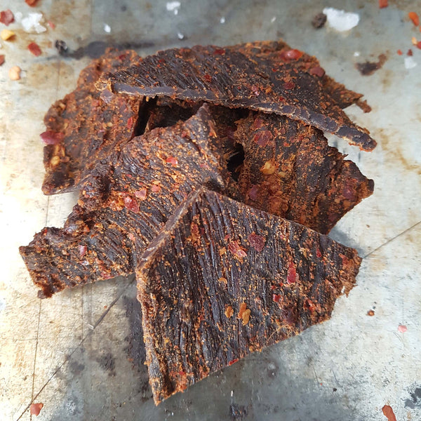 An Intensley Flavoured Spicy Hot Beef Jerky