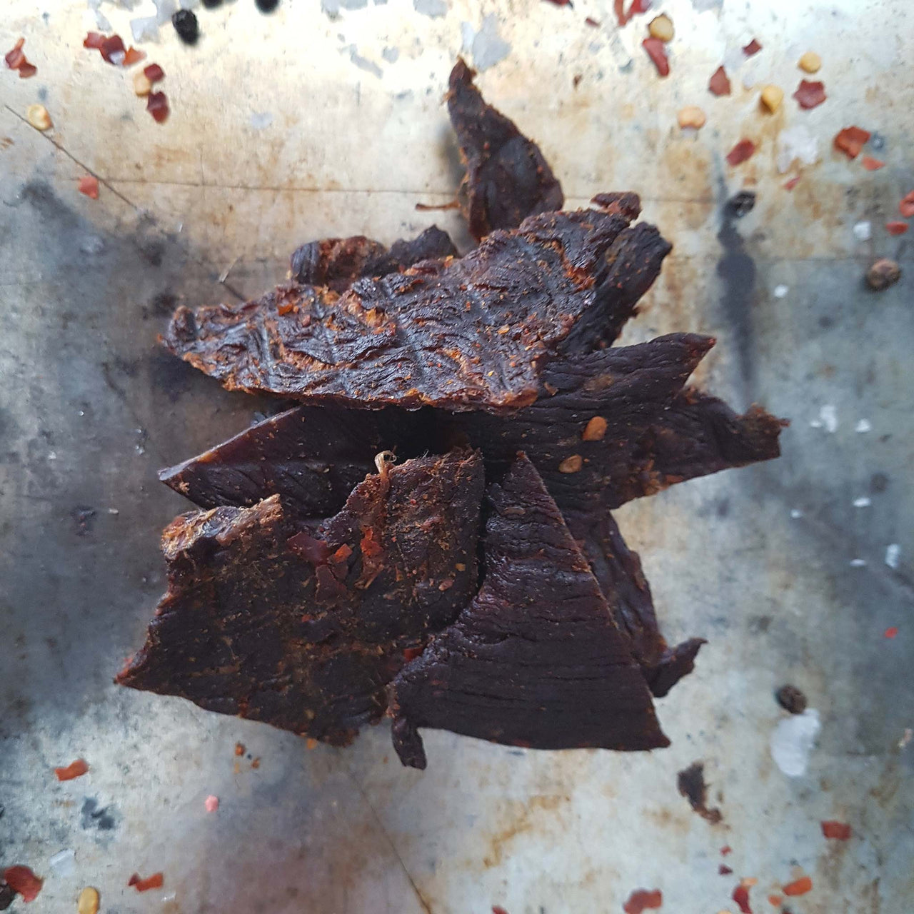 A Mild Spicy Chilli Beef Jerky